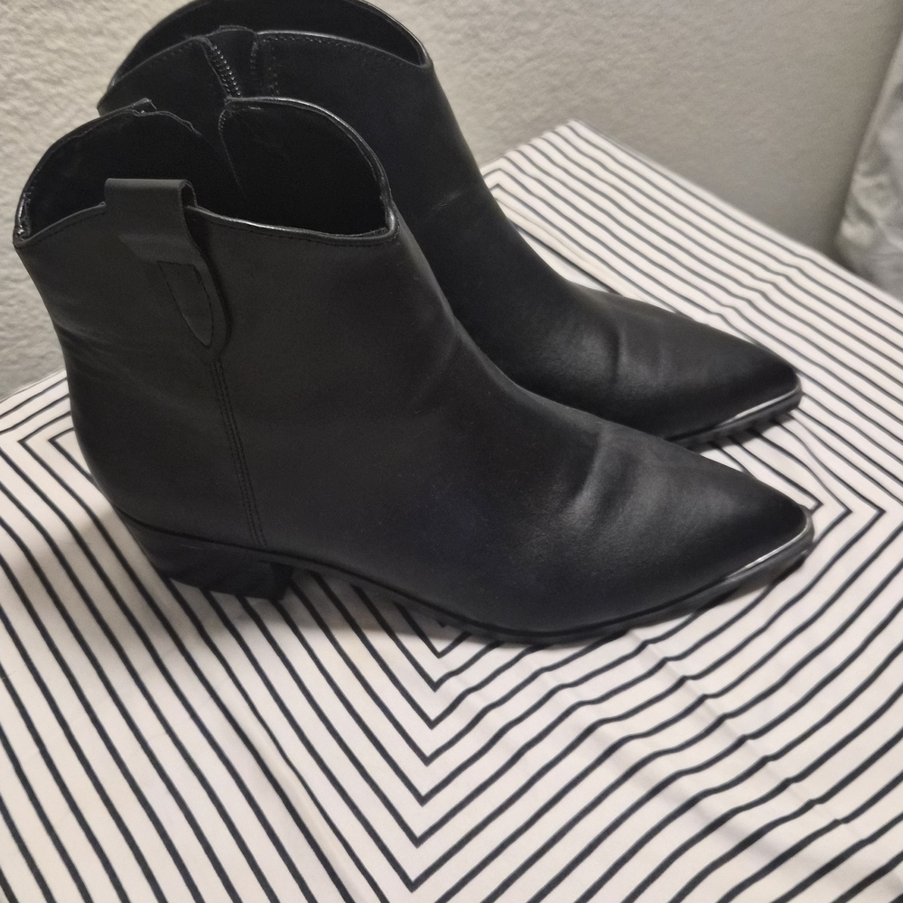 Marc Fisher Black Ankle Booties